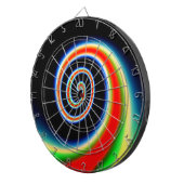 COOL Multicolored Swirl Dartbord (Voorkant Rechts)