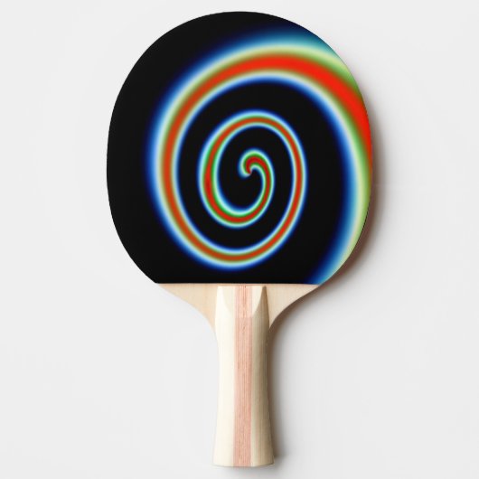 COOL Multicolored Swirl Tafeltennisbatje (Voorkant)