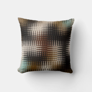 Cool Multicolored Wavy Zigzag Pattern Kussen