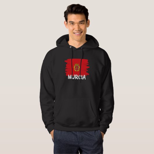 Cool Murcia Flag Hoodie (Voorkant volledig)