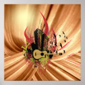 Cool Music Art Print Poster (Voorkant)