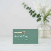 Cool Music Business Card for Guitarists Visitekaartje (Staand voorkant)