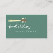 Cool Music Business Card for Guitarists Visitekaartje (Voorkant)