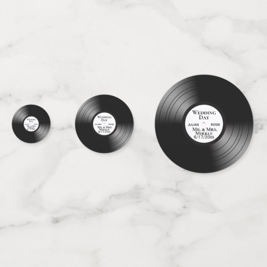 Cool Music Design Custom Records Confetti (Voorkanten)