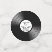 Cool Music Design Custom Records Confetti (Kleine voorkant)
