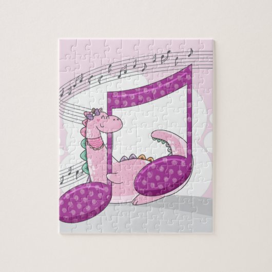 Cool Music Dino Legpuzzel (Verticaal)