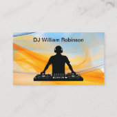 Cool Music DJ Te Huur Visitekaartje (Voorkant)