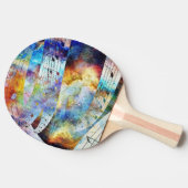 Cool Music Graffiti Tafeltennisbatje (Zijkant)