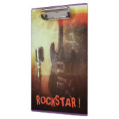 COOL MUSIC GUITAR THEMED CLIPBOARD KLEMBORD (Links)