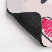 Cool Music is Love Doodle Mousepad Muismat (Hoek)