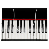 Cool Music-liefhebbers pianokaart Groot Cadeauzakje (Voorkant)
