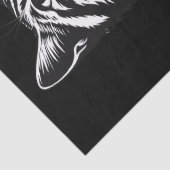 Cool Music Love | Rock Cat Playing Electric Guitar Tissuepapier (Detail)