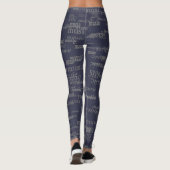 Cool Music Pattern Leggings (Achterkant)