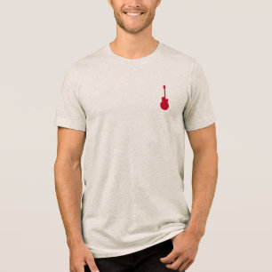 Cool Music Stempel / Gitaren Tri-Blend Shirt