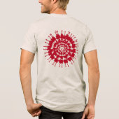 Cool Music Stempel / Gitaren Tri-Blend Shirt (Achterkant)