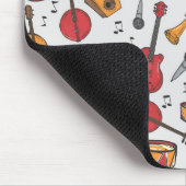 Cool Music Thed Banjo Drums Guitar Violin More Muismat (Hoek)