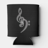 Cool Music - Treble and Bass Clef Koelbox Blikjeskoeler (Achterkant)