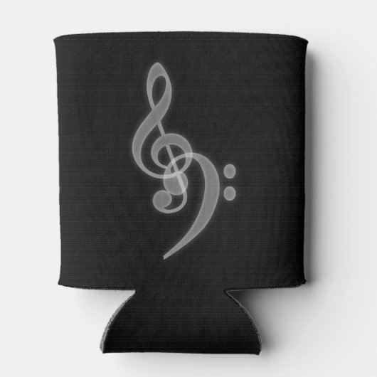 Cool Music - Treble and Bass Clef Koelbox Blikjeskoeler (Achterkant)