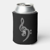 Cool Music - Treble and Bass Clef Koelbox Blikjeskoeler (Blikje Achterkant)