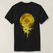 Cool Music Vinyl Retro  Bling T-shirt (Design voorkant)