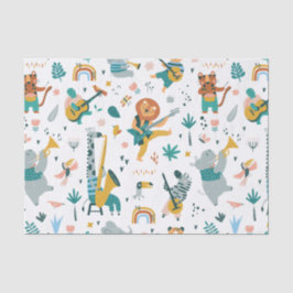 Cool Musical Band Tissuepapier