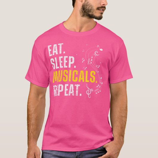 Cool Musical Design for Men Broadway Musical T-shirt (Voorkant)