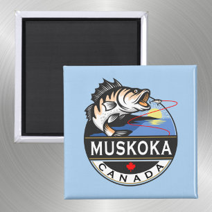 Cool Muskoka Canada Vist buiten Crest Magneet