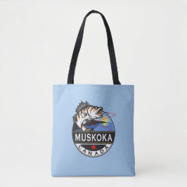 Cool Muskoka Canada Vist buiten Crest Tote Bag