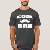 Cool Mustache Bro T-shirt (Voorkant)