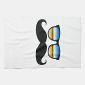 Cool Mustache onder Shades Theedoek (Horizontaal)