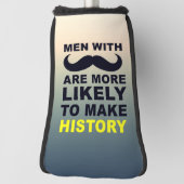 Cool Mustache Quote Typografie Golfheadcover (Draai 90)