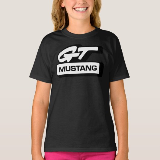 Cool Mustang GT Logo Classic T-Shirt (Voorkant)
