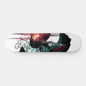 Cool Muziek Grafisch met Guitar Skateboard (Horizontaal)
