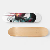 Cool Muziek Grafisch met Guitar Skateboard (Horizontaal)