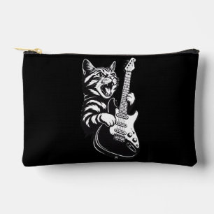 Cool Muziek Liefde Rock Kat die Elektrische Gita Etui