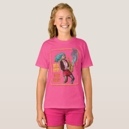 Cool Muziek Meisje – Krachtige Noten, Wilde Hart T-shirt