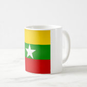 Cool Myanmar Flag Koffiemok (Voorkant rechts)