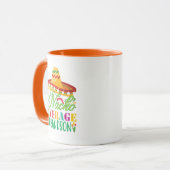 Cool Nacho gemiddelde kleinzoon voeg naam toe Mok (Voorkant links)