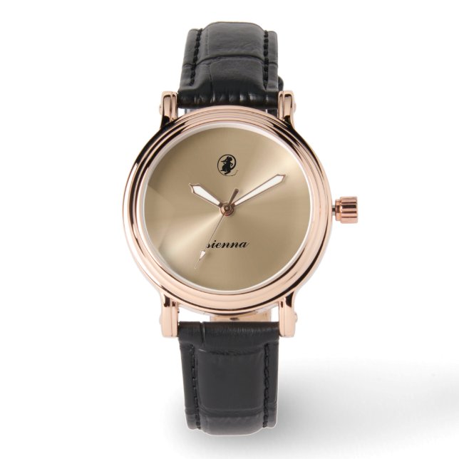 Cool Nacre Patroon Horloge (Voorkant)