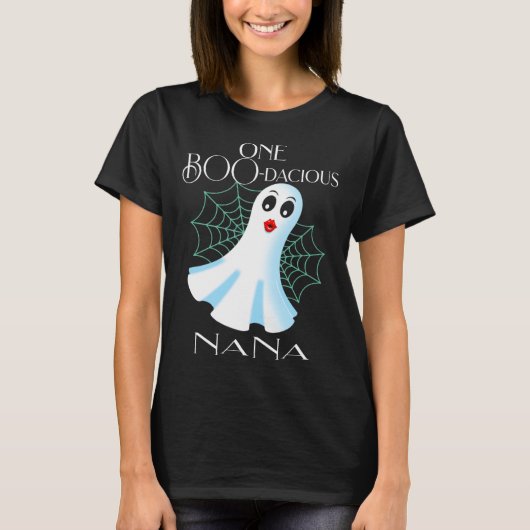 Cool Nana Halloween Ghost Costume Crazy Grandma Ha T-shirt (Voorkant)