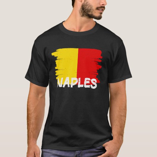 Cool Naples Flag T-shirt (Voorkant)
