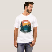 Cool natuur ontwerp t-shirt (Voorkant volledig)