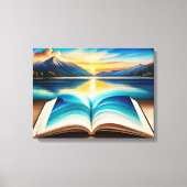 Cool natuur Sunrise 'canvas afdrukken (Voorkant)