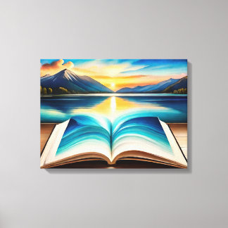 Cool natuur Sunrise 'canvas afdrukken