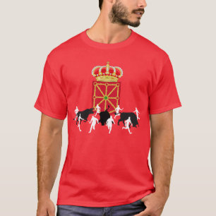 Cool Navarre Flag San Fermin, Pamplona, design T-shirt