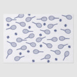 Cool Navy Blue Retro Tennis Racquets Patroon Tissuepapier<br><div class="desc">Navy Blue Tennis Rackets Pattern voor hem | Hof van Tennis van de zomer | Gift for tennis player, marinekleurenracquet tennis match op een witte achtergrond. Speciaal cadeau voor een tennisspeler. Trendy tennisspelers thuis decor. Trendy moderne tennisspelersgiften. Cool retro modern cadeau voor je schooltenniscoach of schooltennisteam! Jongen, mannen, man tennisspeelster...</div>