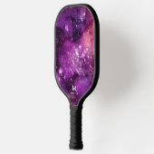 Cool Nebula Galaxy Monogram Naam Paars Pickleball Paddle (Links)