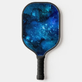 Cool Nebula Galaxy Monogram Naam Pickleball Paddle (Achterkant)