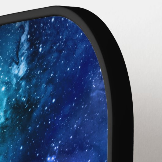 Cool Nebula Galaxy Monogram Naam Pickleball Paddle (Links Detail)