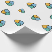 Cool NEM Cryptocurrency Coin Sign Patroon Cadeaupapier (Hoek)
